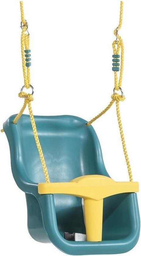 Kbt baby schommelzitje Luxe turquoisegeel