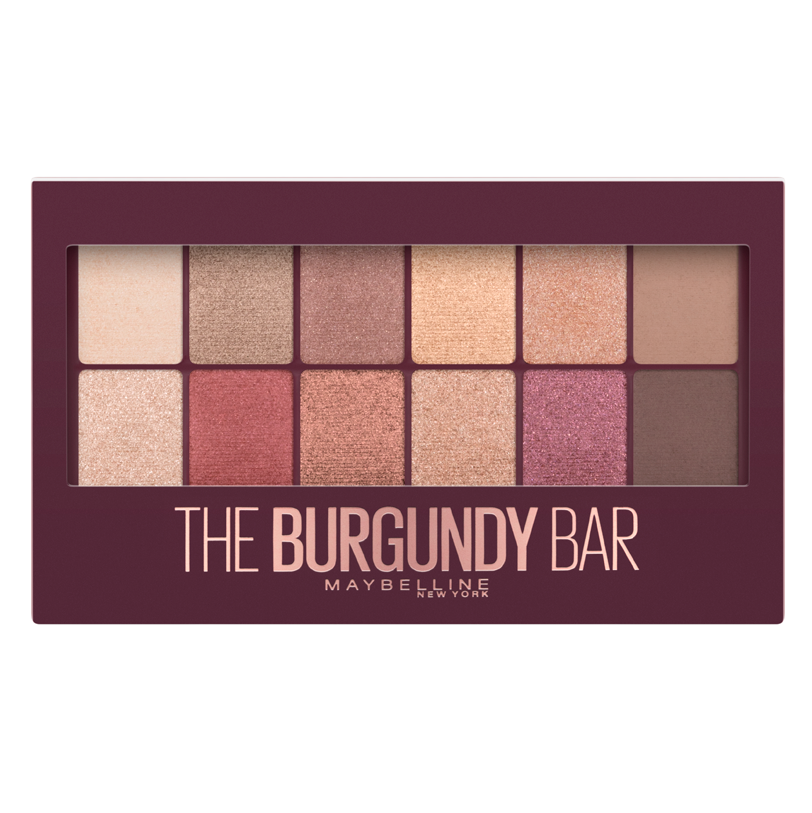 Maybelline The Burgundy Bar – Limited Edition Oogschaduw en Highlighter Palette – 9,6 gr.