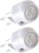 Benson Veilleuse - 2x pièces - avec capteur - rotatif à 360 degrés - LED - 1 Watt