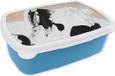 MuchoWow Boîte à pain - Bleu - Lunchbox - Sans BPA - 1,5L
