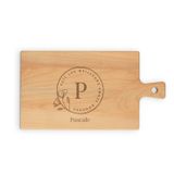 YourSurprise Le plateau de service personnalisé en hêtre - Rectangulaire - Taille M - Avec gravure