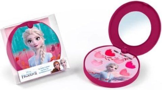 Frozen II lipgloss set met spiegeltje - Roze