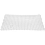 Excellent Houseware Badmat - antislip - ivoor wit - 69 x 39 cm - badkuipmat