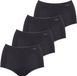 sloggi Maxislip Pure Comfort Maxi Zwart Dames 4 Stuks