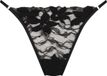 Hunkemöller Lingerie string Ingrid - Zwart - maat L