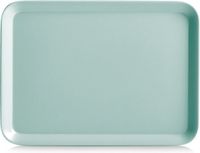 Zeller Dienblad - Rechthoekig - Aqua Blauw - Kunststof - 24 x 18 cm