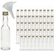 Elzusha - Set van 50 Mini Glazen Flesjes met Schenkdop