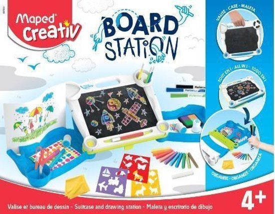 Maped Office BOARD STATION - Tekenbord in koffer - Wit - Plastic