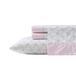 Laura Ashley - Lakenset, ademend percal katoenen beddengoed, 200 draadtelling, diepe zak, chique woondecoratie (Lynda Pink, Queen)