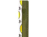 Opti Rits S40 spiraalrits 4mm niet deelbaar met druppeltrekker Olijfgroen