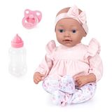 Reborn Bayer Design Reborn pop, 38 cm, realistisch, als echt, fopspeen