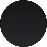 vidaXL Tafelblad van gehard glas 500 mm rond