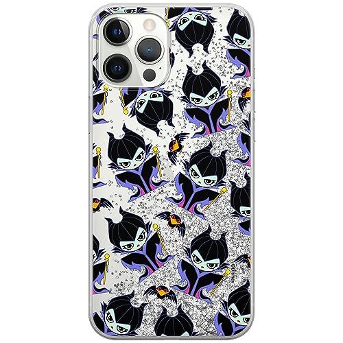 ERT GROUP mobiele telefoonhoesje voor Apple iPhone 12 PRO MAX - Maleficent 004 - Glitter