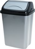 Storage Solutions Afvalemmer SWING - 5 liter - grijs/zwart