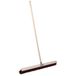 Manutan Expert Houten steel met bezem van synthetisch vezels 100 cm