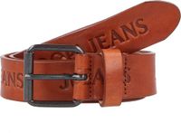 JOOP! Jeans JOOP! Leren Riem Men's Jeans Belt 4,0 CM W110 Cognac Bruine