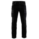 Blåkläder Service werkbroek denim stretch 1459-1142 - Zwart - D112