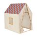 Kid's Concept Tente maisonnette, 110x80x124 cm Bleu colombe à carreaux