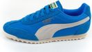 Puma Damen Sportschuhe in Blau mit Obermaterial aus Nylon und Wildleder