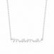 Cilla Jewels Zilverkleruige Mama Ketting van Edelstaal