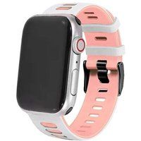 SZSMART Armband Pioneer- voor Apple Watch Series 5 40 mm wit en roze