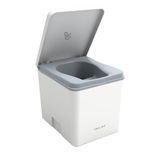 TRELINO Evo M Wit (39 x 33 x 36 cm), Scheidingstoilet, Mobiele droogtoilet voor Kamperen en Outdoor, Geurneutraal, 5L & 8L Capaciteit
