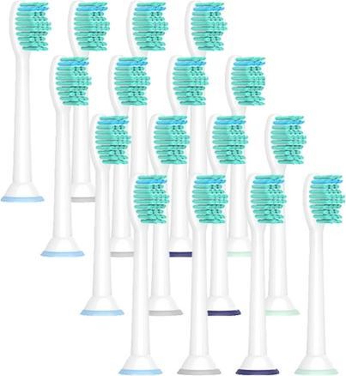 VoordeligeTandenborstels.nl 16 Opzetborstels voor elektrische tandenborstels van Philips Sonicare