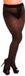 Glamory Ouvert - Open panty - 40 den - maat 4XL - zwart
