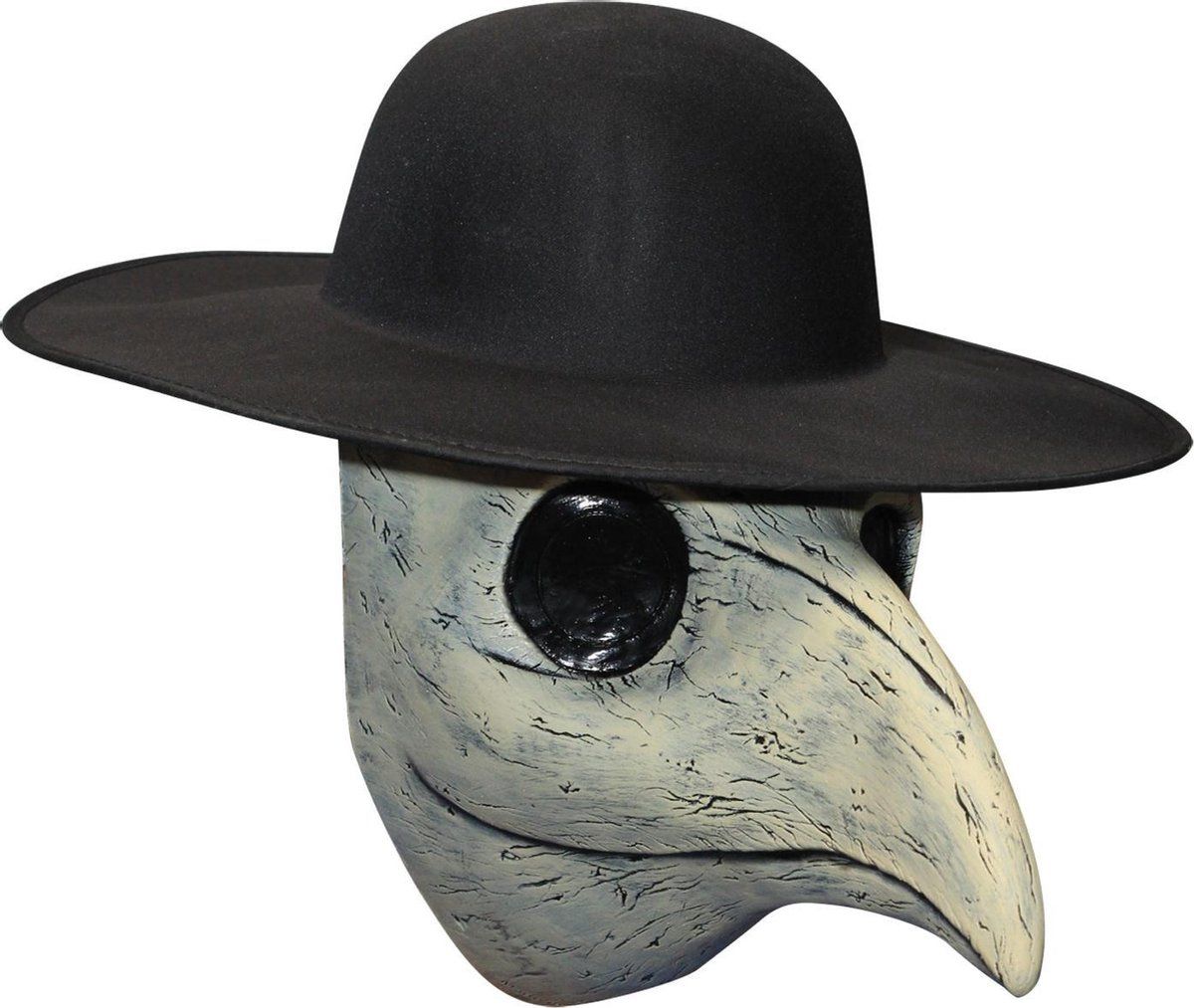 Vegaoo Halloween Anti-plaag Masker - Wit - Latex - One Size