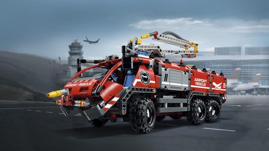 LEGO Technic 42068 Vliegveld-reddingsvoertuig - Bouwset - 1094 Onderdelen