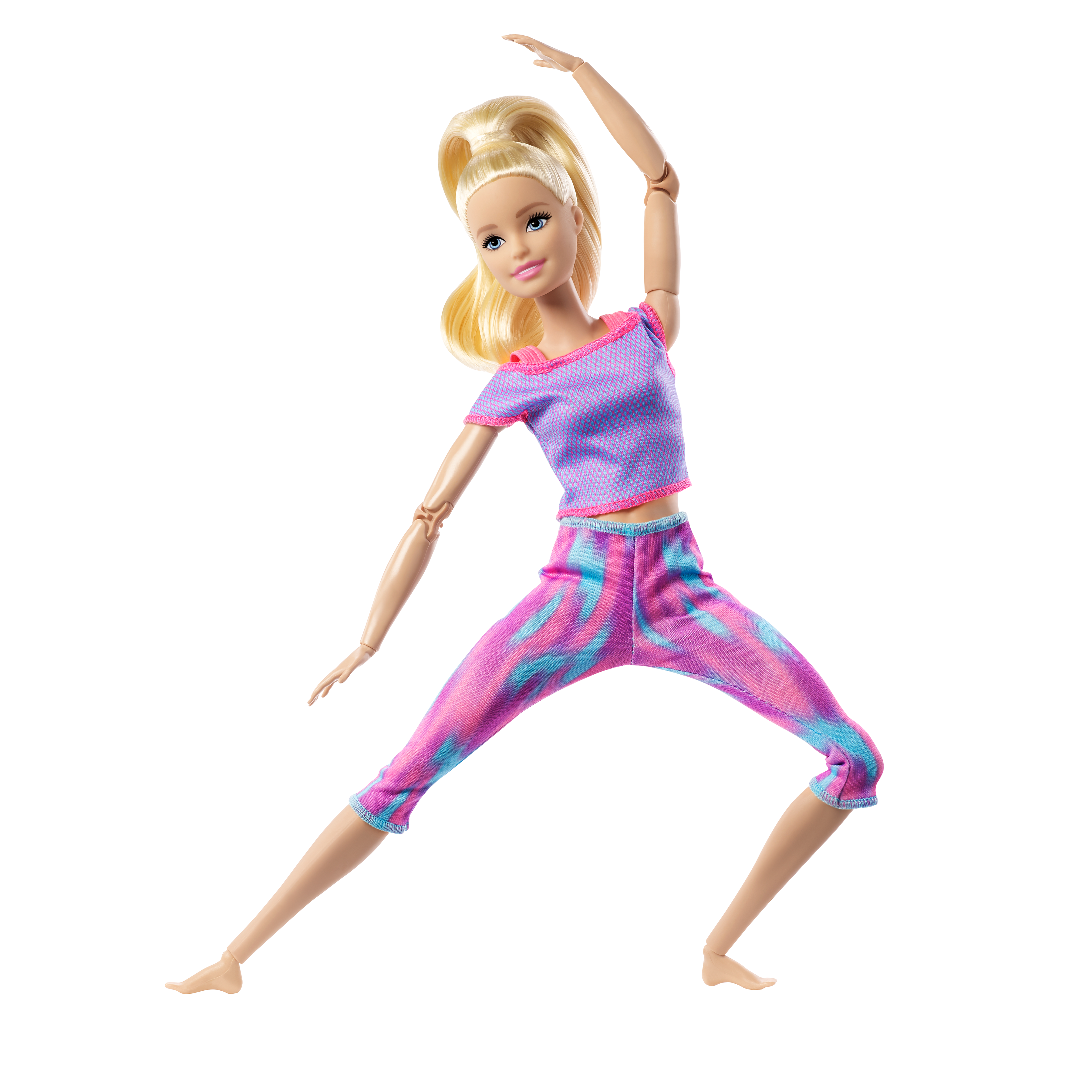 Barbie Made to Move Pop - GXF04 - Pop - Meerkleurig - 30,48cm