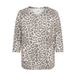ONLY CARMAKOMA Plus Size top met panterprint - bruin