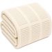 Crème Family Bedding Crème cellulaire deken eenpersoonsbed | volwassen mobiele deken katoen | grote beddensprei omkeerbaar lichtgewicht |Thermische zachte traditionele cellulaire deken (180 x 230 cm)
