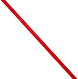 Mopec S90.06.14 Satijnen Rand, Rood, 6 mm x 100 m, Textiel, Meerkleurig, One Size