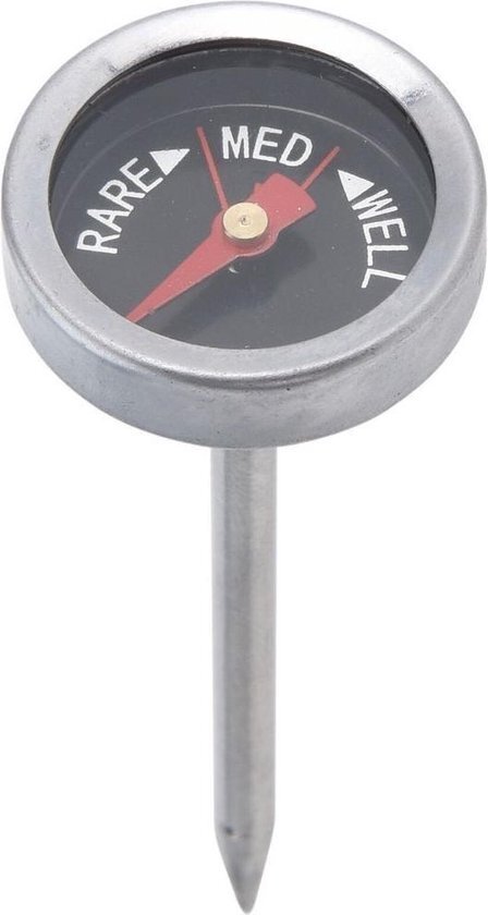 Orange85 Vleesthermometer - Klein - 2 stuks - RVS - Barbecue - Braadthermometer - Bbq - Vlees thermometer bbq - Vleesthermometers