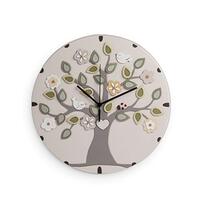 Egan Horloge - Keramiek - Ivoorkleurig - Klein