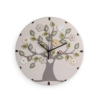 Egan Horloge - Keramiek - Ivoorkleurig - Klein