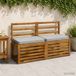 vidaXL - Coussin de banc - VUGHT - Gris