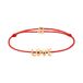 Echtzeit Puffy Love Letters Bracelet - 21 cm, Gold/Silver with Various Colors - Adjustable Fabric Bracelet with Stainless Steel Letters - Water-Resistant & Hypoallergenic Jewelry