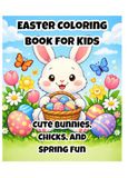 Easter Coloring Book for Kids: Cute Bunnies, Chicks, and Spring Fun