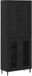 vidaXL Highboard Zwart Eiken 69,5 x 34 x 180 cm
