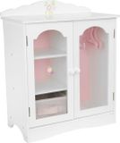 Olivia's Little World Armoire en bois pour poupées de 45 cm - Blanc