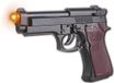 Funny Fashion Pistolet - Zwart/Bruin - Kunststof - Politie / Soldaten Thema - Speelgoedwapens