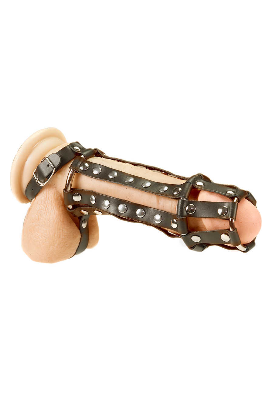 Bondage Play Peniskoker&Scrotumring&Ballenspreider -Ø 4 5cm