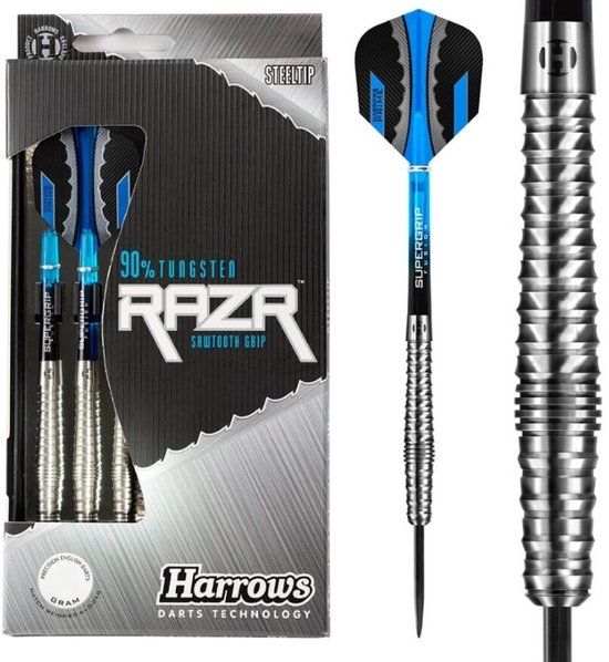 Harrows Razr 90% Tungsten Steel Tip Darts - 26g