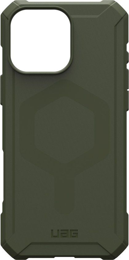 Urban Armor Gear UAG Essential Armor MagSafe Hoesje voor iPhone 16 Pro Max - Olive Green