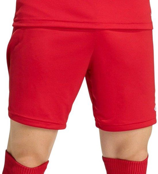 Adidas Entrada 26 Short Heren - Maat XL - Rood/Wit
