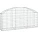 Panier de gabions arqué 150x30x60/80 cm fer galvanisé
