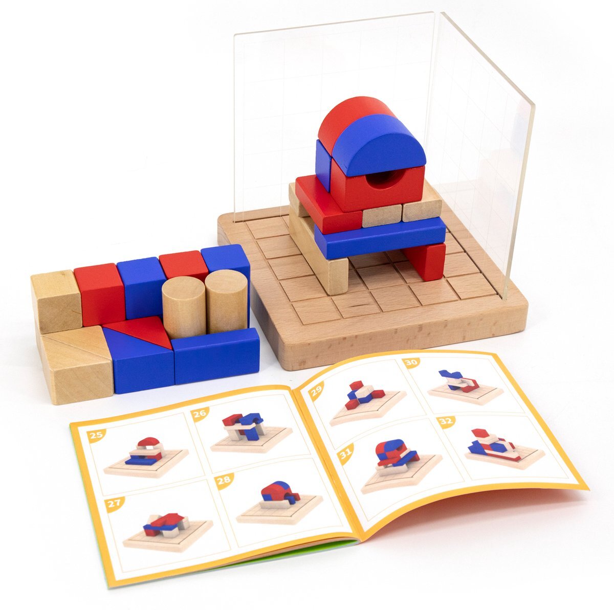 Viga Toys Houten 3D Blokkenspel