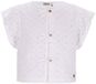 Like FLO Charlotte Flo Broderie Blouse Tops & T-shirts Meisjes - Shirt - Wit - Maat 104